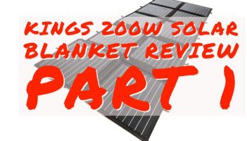 Kings 200W Solar Blanket
