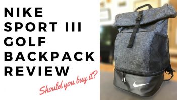 NIKE Sport III Golf Backpack REVIEW!